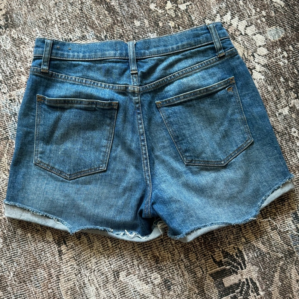 Madewell High Rise Denim Shorts Size 26 - Picture 3 of 6